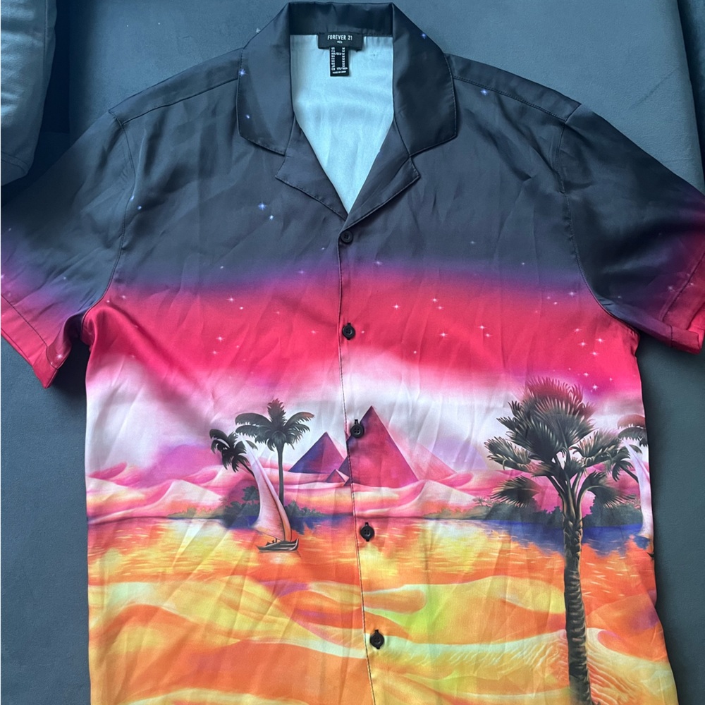 Forever 21 Button up T-shirt